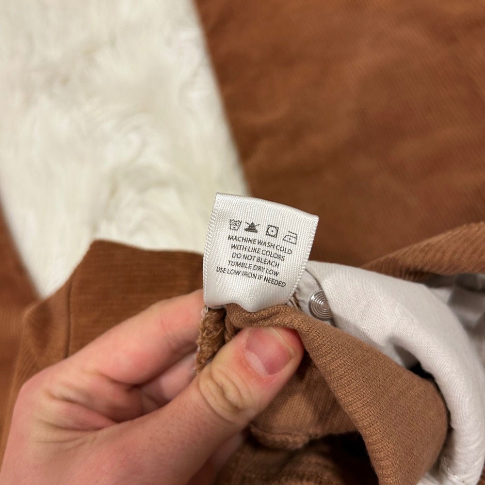 Indigo Rising Rust Brown Corduroy High Rise Straight Leg Pants 9/29 - Picture 4 of 7
